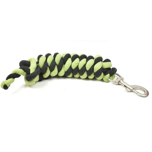 Whitaker Lr081 Cotton Bubble Leadrope Black/Lime