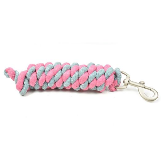 Whitaker Lr081 Cotton Bubble Leadrope Pink/Grey