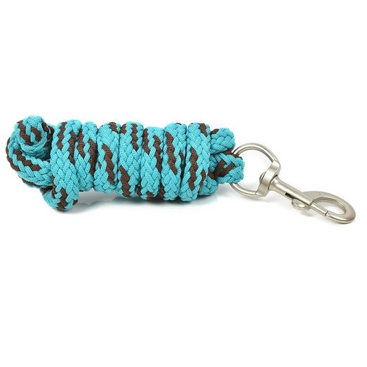 Whitaker Lr083 Poly Braided Leadrope Green/Brown