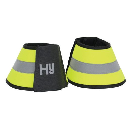 Reflector Over Reach Boots By Hy Equestrian Yellow
