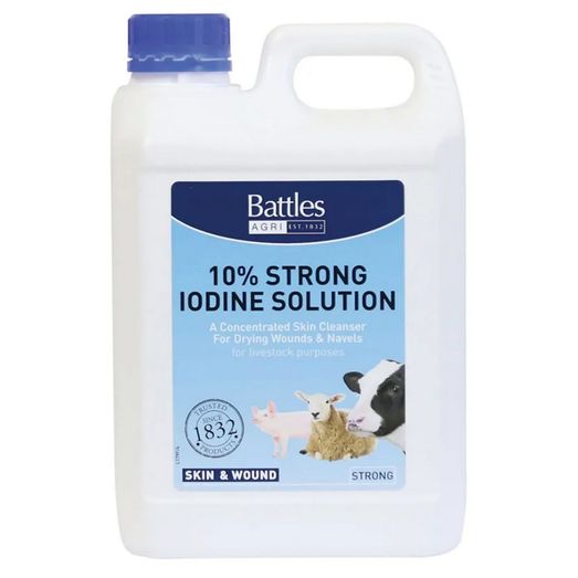 Battles 10% Strong Iodinesolution