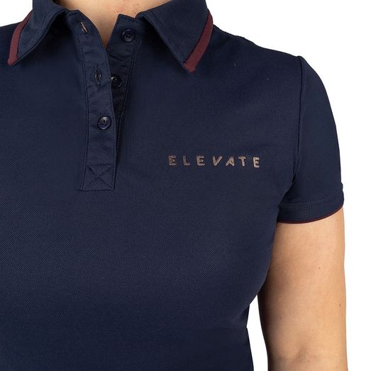 Elevate Allure Polo By Hyequestrian Navy/Berry