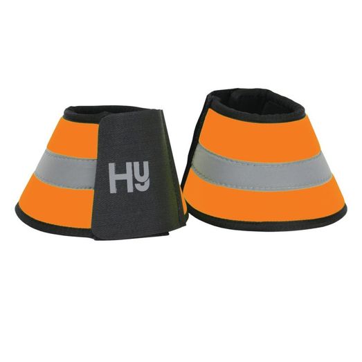 Reflector Over Reach Boots Byhy Equestrian Orange