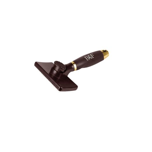Benji &amp; Flo Gel Handle Slicker Brush Brown/Gold
