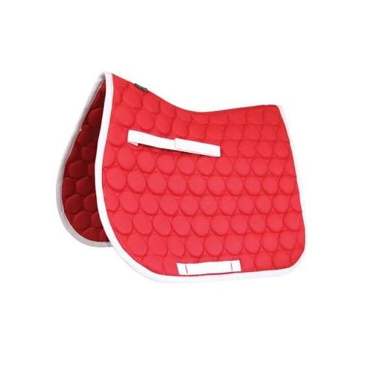 Hy Equestrian Christmas Saddle Pad Red/White