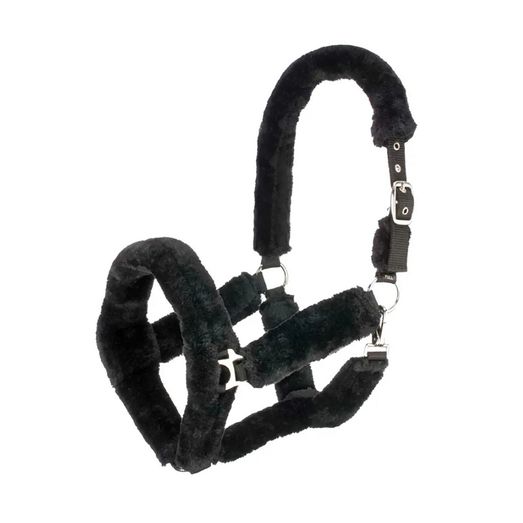 Hy Equestrian Fab Fleece Headcollar Black