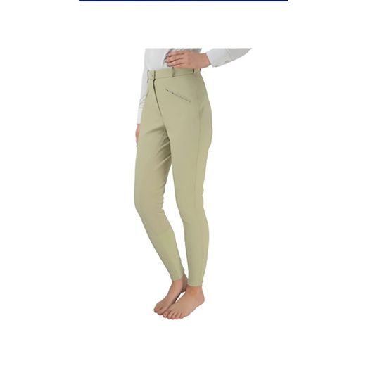 Hy Equestrian Softshell Winter Ladies Breeches Beige