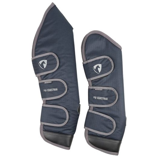 Hy Equestrian Travel Boots Navy/Grey