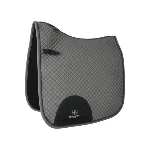 Hy Sport Active Dressage Saddle Pad Pencil Point Grey