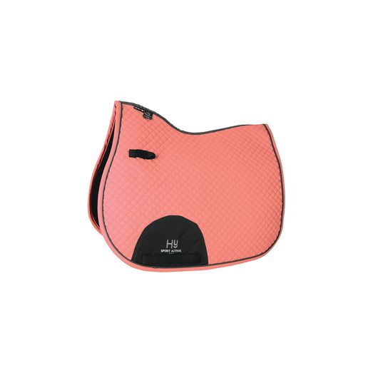 Hy Sport Active Gp Saddle Pad Coral Rose