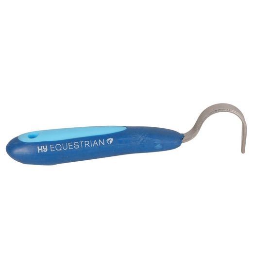 Progroom Two-Tone Hoof Pick By Hy Equestrian Blue/Light Blue