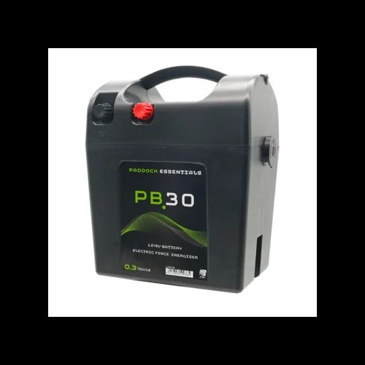 Hotline Paddock Essentials PB30 Energiser - 0.4J - 9/12 Volt
