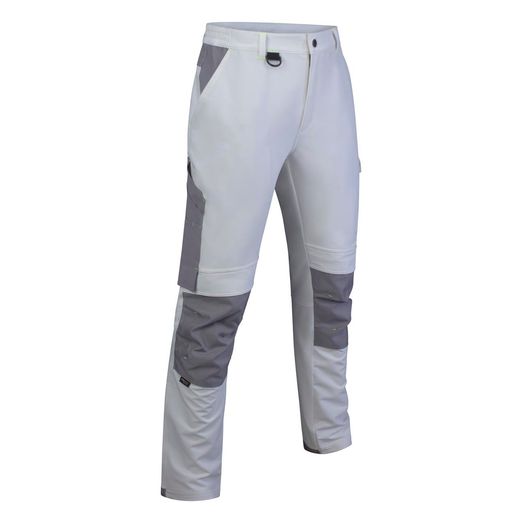 Beeswift Flex Workwear Trousers (White/Grey)