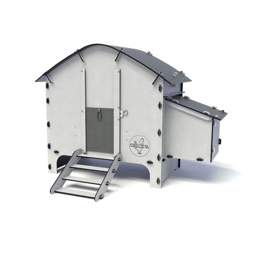 Chick’A® 4 Hen Chicken Coop “Harmony” Recycled plastic