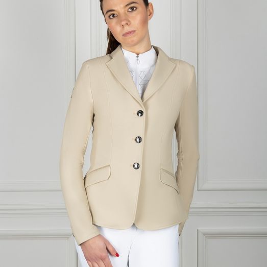 Coldstream Ledmore Diamante Show Jacket Ladies Latte