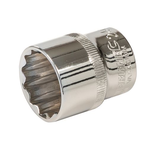 Silverline Socket 1/2" Drive 12pt Metric