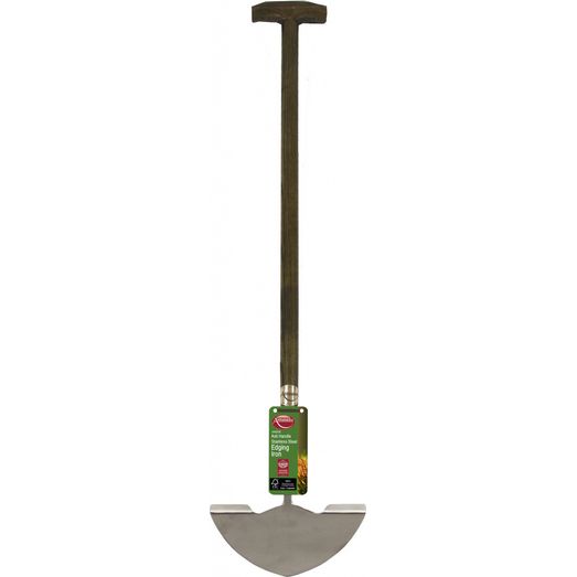 Ambassador AASS30 Ash Handle Stainless Steel Edging Iron 87cm