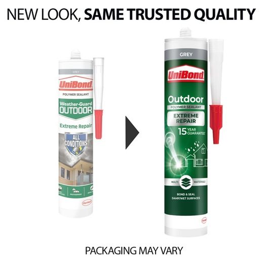 UniBond 2900064 Outdoor Extreme Repair Cartridge 389g Grey