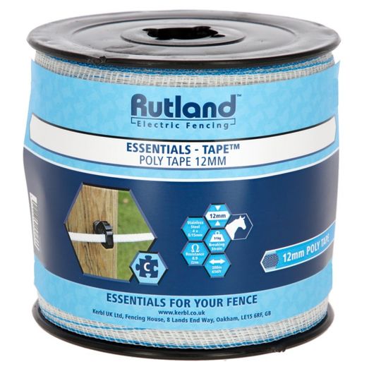 Tape 12 mm, 200 m, white/blue 4x0.16 mm SSW