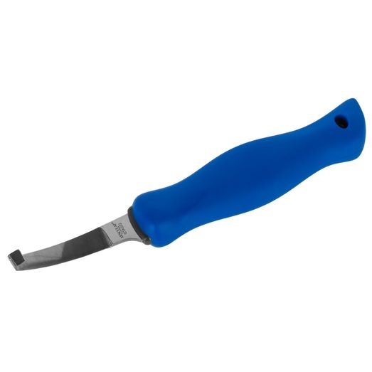 Hoof Knife Single edged left, plastic grip,