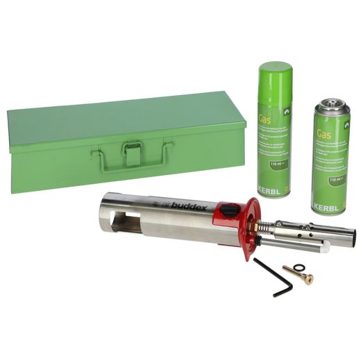 Hot Air Dehorner AirBuddex, with metal box and gas