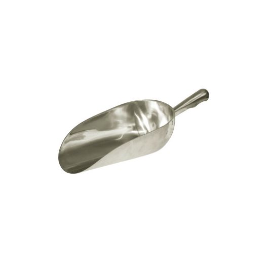 Feed Scoop aluminium, round,