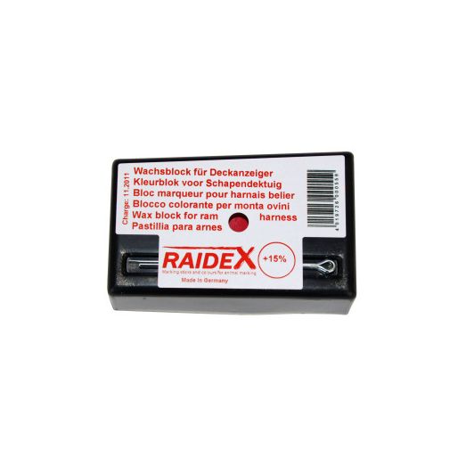 Wax Block red, orig. Raidex