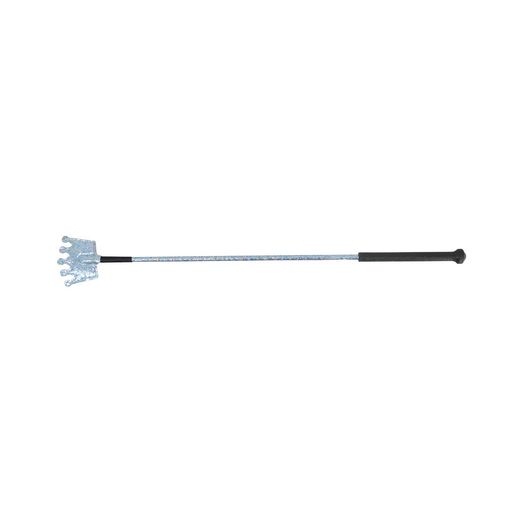 Hy Equestrian Glitter Crown Riding Whip Blue Glitter