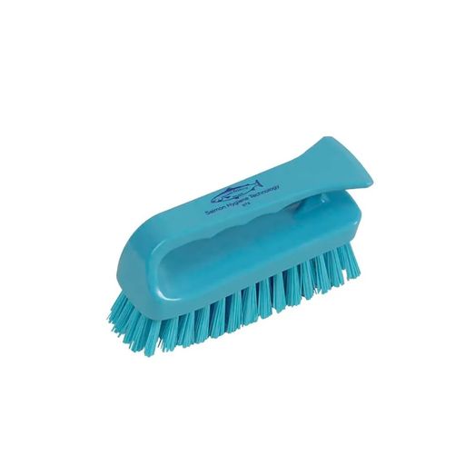 Hilbrush Stiff Grippy Scrub Blue