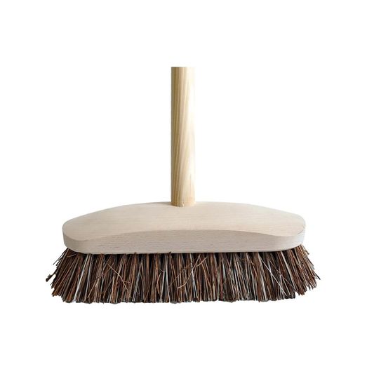 Hillbrush Stiff Deck Scrub With Handle