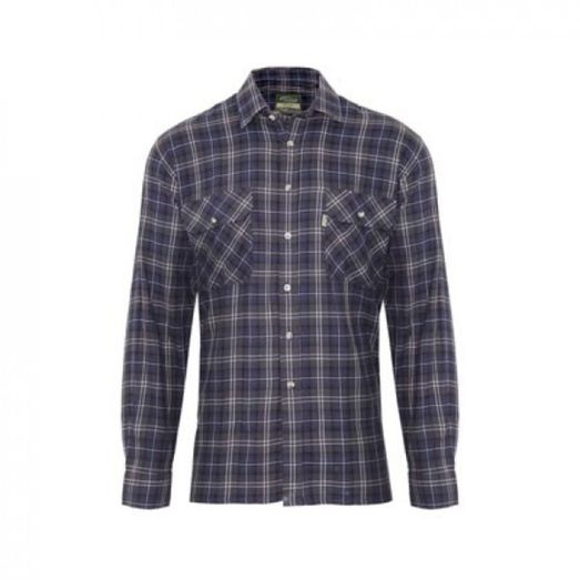 Champion Kilbeggan Cotton Long-Sleeved Shirt Blue