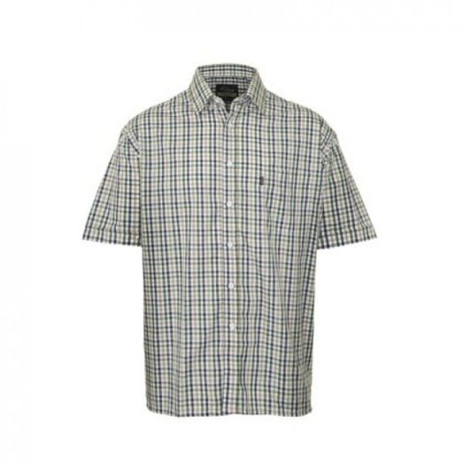 Champion Doncaster Polycotton Short-Sleeved Shirt Green