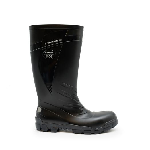 Xpert Swampmaster Titan S5 Safety PVC Wellington Black