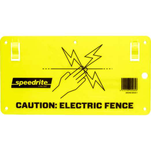 Speedrite Electric Fence Warning Sign (10 PK)