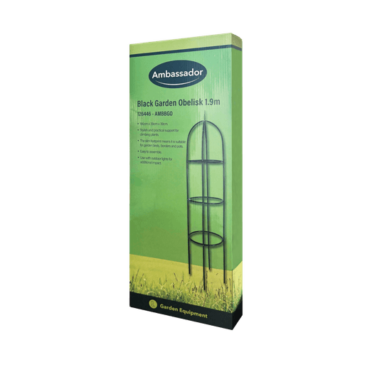 Ambassador Black Garden Obelisk