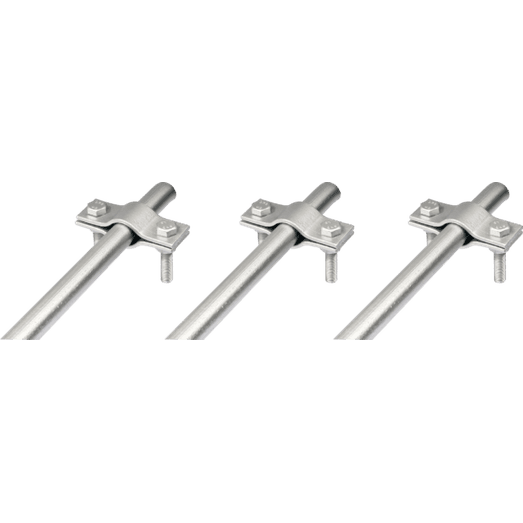 Speedrite Earth Kit - 3 x Rods &amp; 3 x Clamps