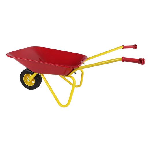 Kids Globe Wheelbarrow Yellow/Red