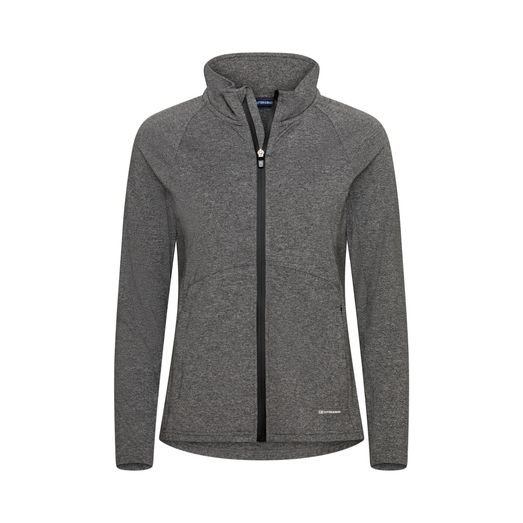 Cutter &amp; Buck Adapt Full Zip Jacket Women Anthracite Melange