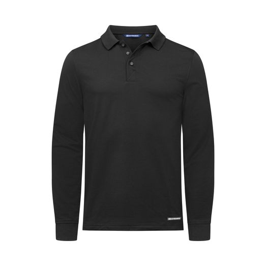 Cutter &amp; Buck Advantage Long Sleeve Polo Men Black