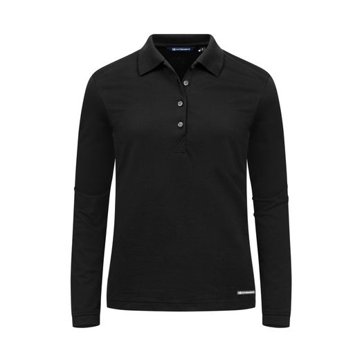 Cutter &amp; Buck Advantage Long Sleeve Polo Women Black