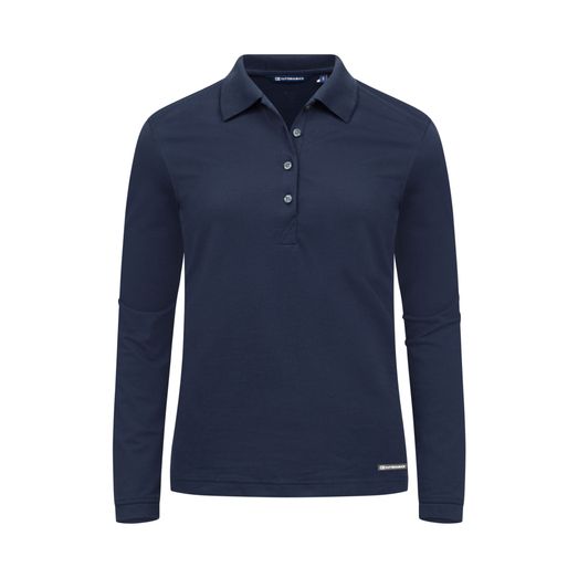 Cutter &amp; Buck Advantage Long Sleeve Polo Women Dark Navy