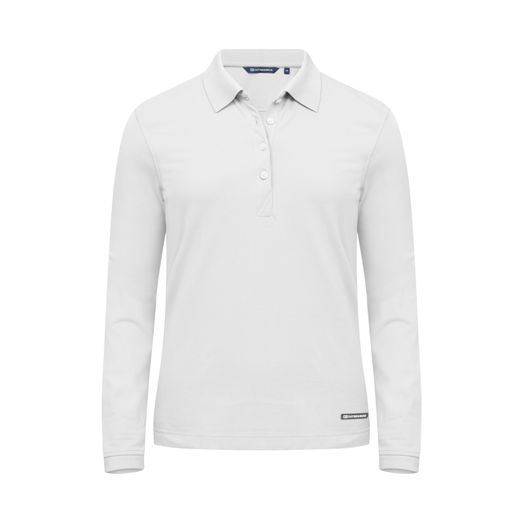 Cutter &amp; Buck Advantage Long Sleeve Polo Women White