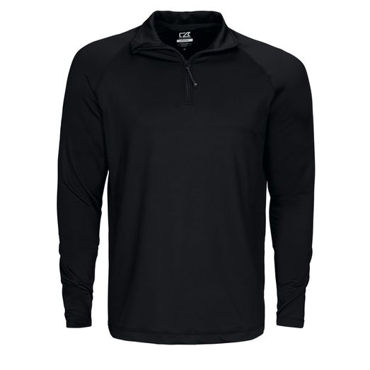 Cutter &amp; Buck Coos Bay Half Zip Men Black