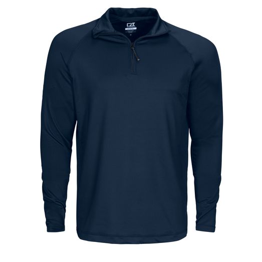 Cutter &amp; Buck Coos Bay Half Zip Men Dark Navy
