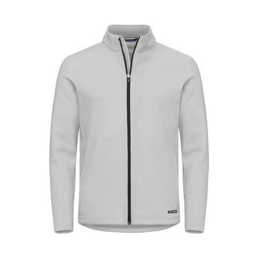 Cutter &amp; Buck Hunts Point Fleece Full Zip Men Silver