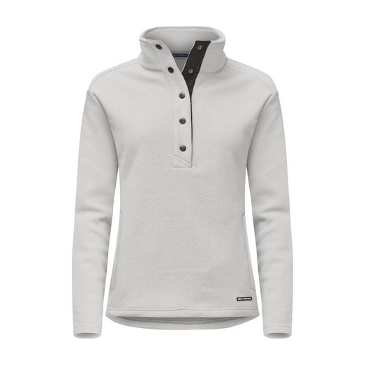 Cutter &amp; Buck Hunts Point Fleece Women Silver