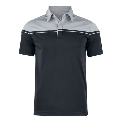Cutter &amp; Buck Seabeck Polo Men Black/Light Grey