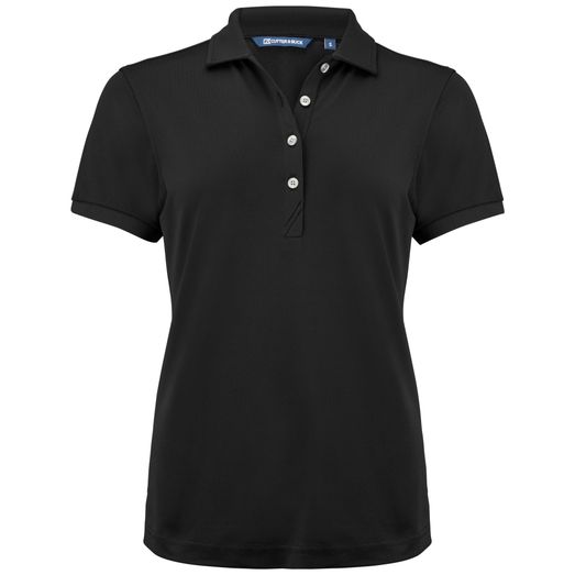 Cutter &amp; Buck Virtue Polo Solid Women Black