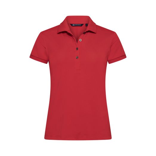 Cutter &amp; Buck Virtue Polo Solid Women Red