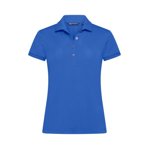 Cutter &amp; Buck Virtue Polo Solid Women Royal